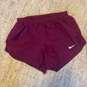 Pink NIKE running shorts, great condition!